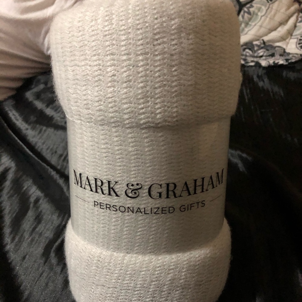 Mark & Graham Gray Blanket